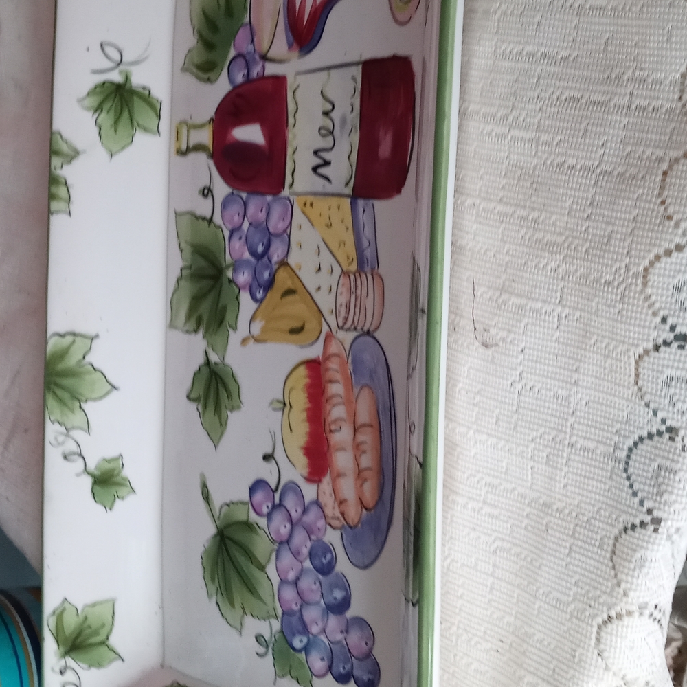 14" rectangular platter